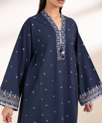 SAPPHIRE | UNSTITCHED 3 PIECE EMBROIDERED DOBBY SUIT