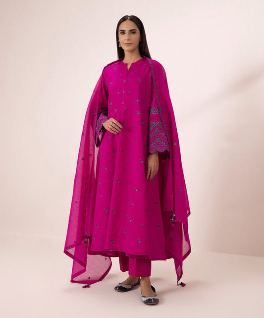 SAPPHIRE | UNSTITCHED 3 PIECE EMBROIDERED JACQUARD SUIT