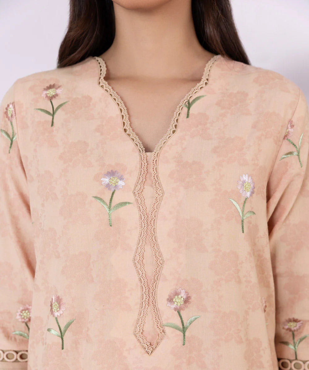 SAPPHIRE | UNSTITCHED 3 PIECE EMBROIDERED JACQUARD SUIT