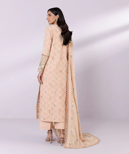 SAPPHIRE | UNSTITCHED 3 PIECE EMBROIDERED JACQUARD SUIT