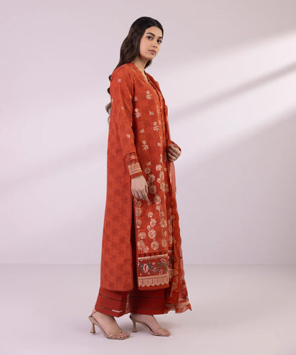SAPPHIRE | UNSTITCHED 3 PIECE EMBROIDERED JACQUARD SUIT