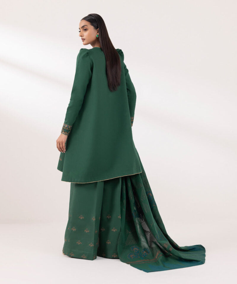 SAPPHIRE | UNSTITCHED 2 PIECE EMBROIDERED DOBBY SUIT