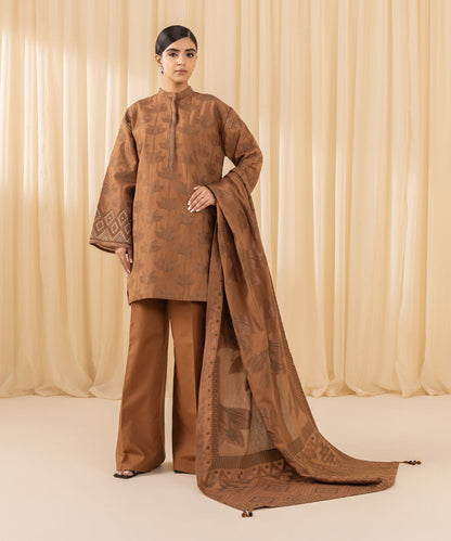 SAPPHIRE | UNSTITCHED 2 PIECE EMBROIDERED JACQUARD SUIT
