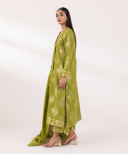 SAPPHIRE | UNSTITCHED 2 PIECE EMBROIDERED JACQUARD SUIT