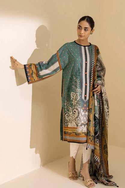 SAPPHIRE | UNSTITCHED 3 PIECE PRINTED LAWN SUIT