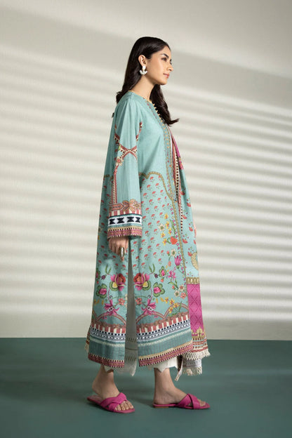SAPPHIRE | UNSTITCHED 3 PIECE PRINTED LAWN SUIT