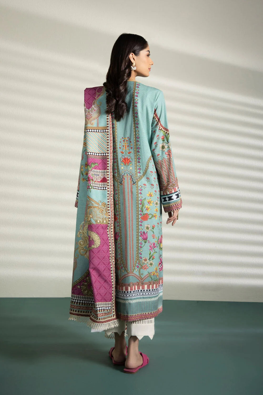 SAPPHIRE | UNSTITCHED 3 PIECE PRINTED LAWN SUIT