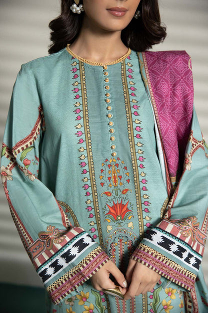 SAPPHIRE | UNSTITCHED 3 PIECE PRINTED LAWN SUIT