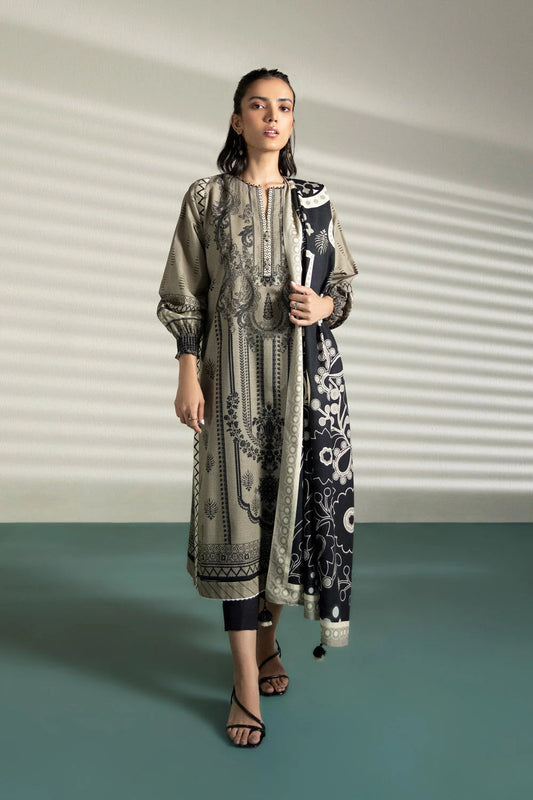 SAPPHIRE | UNSTITCHED 3 PIECE PRINTED LAWN SUIT