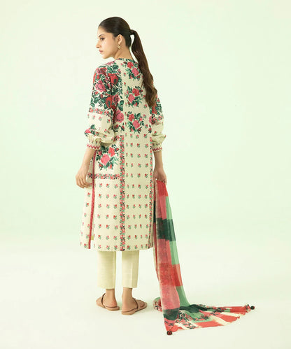 SAPPHIRE | UNSTITCHED 3 PIECE PRINTED LAWN SUIT