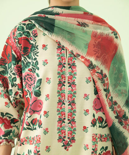 SAPPHIRE | UNSTITCHED 3 PIECE PRINTED LAWN SUIT