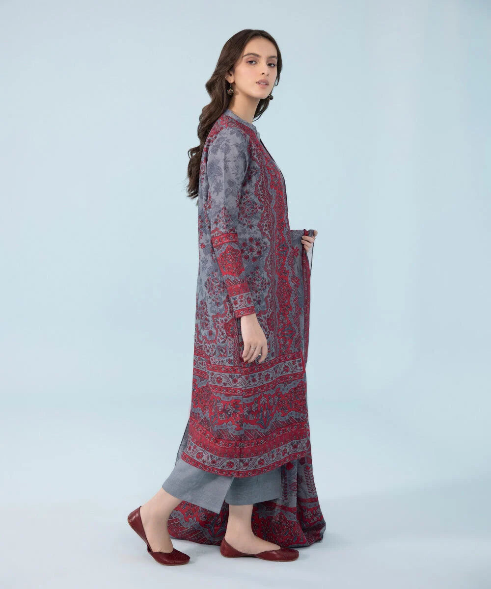 SAPPHIRE | UNSTITCHED 3 PIECE PRINTED LAWN SUIT