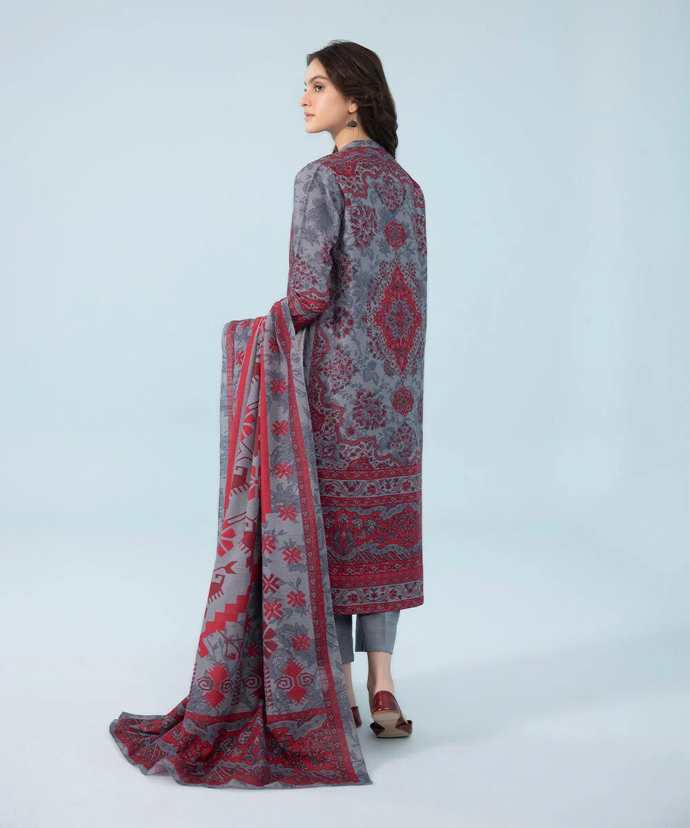 SAPPHIRE | UNSTITCHED 3 PIECE PRINTED LAWN SUIT