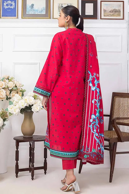 GUL AHMED | 3PC UNSTITCHED PRINTED KHADDAR SUIT