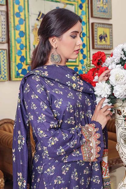 GUL AHMED | 3PC UNSTITCHED PRINTED KHADDAR SUIT