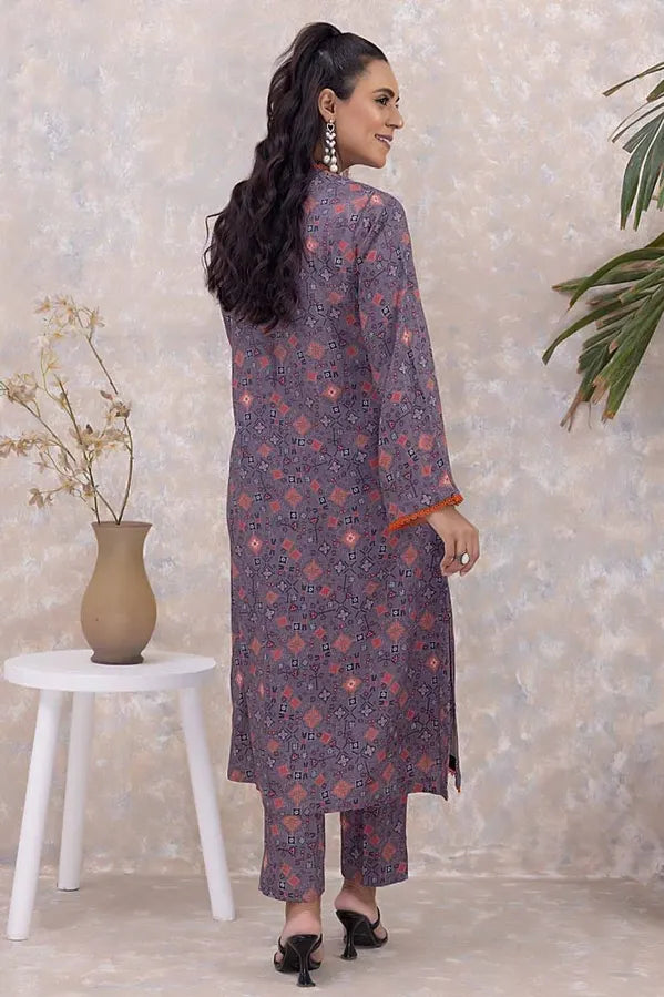GUL AHMED | 2PC UNSTITCHED PRINTED COTAIL SUIT