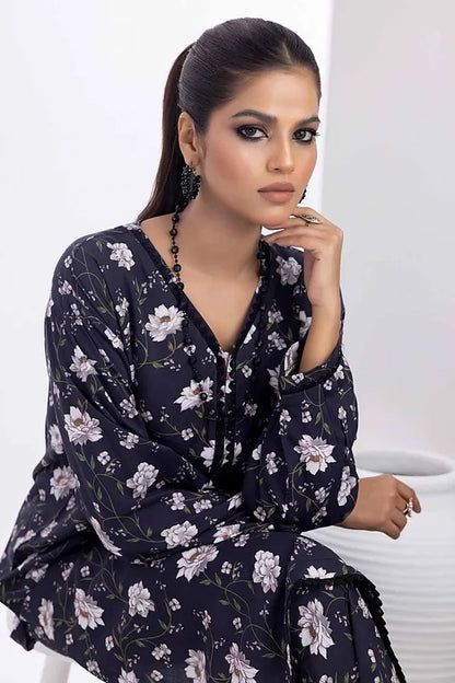 GUL AHMED | 2PC UNSTITCHED PRINTED LINEN SUIT