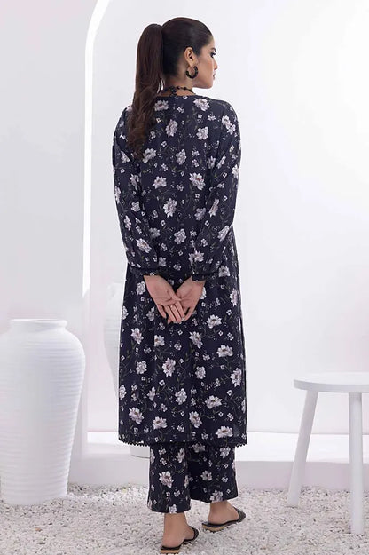 GUL AHMED | 2PC UNSTITCHED PRINTED LINEN SUIT