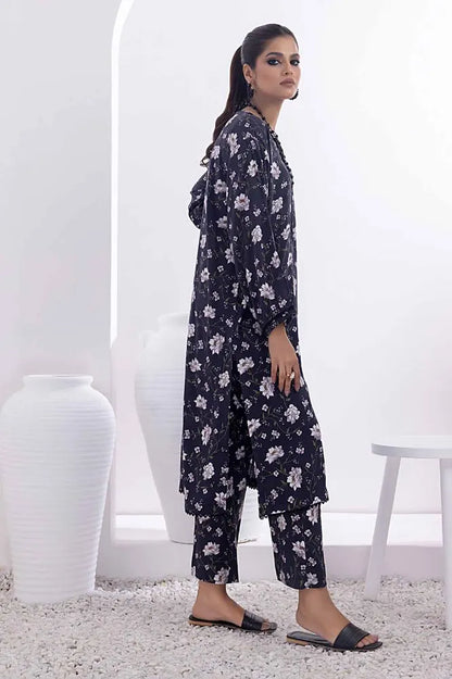 GUL AHMED | 2PC UNSTITCHED PRINTED LINEN SUIT