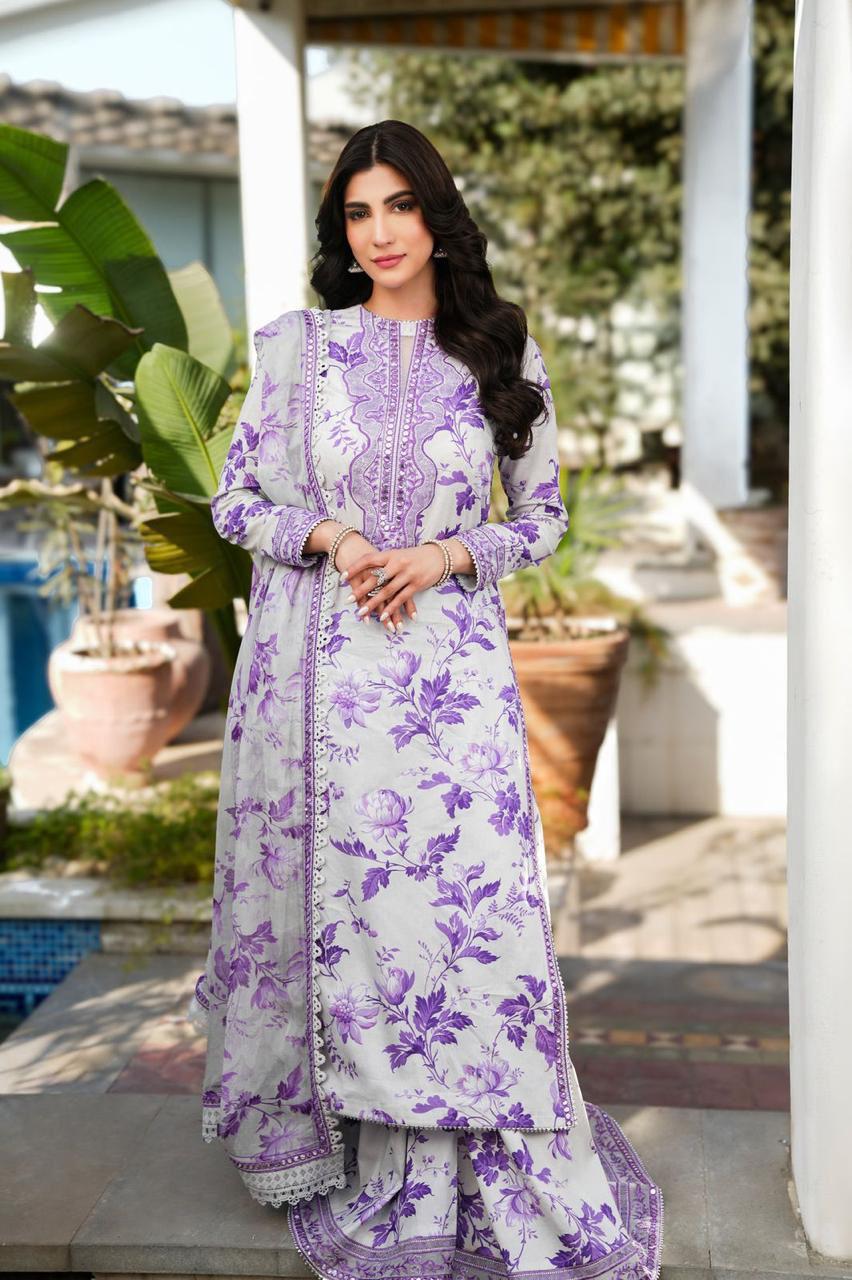 ANEELA'S COLLECTION | 3PC EMBROIDERED LAWN SUIT
