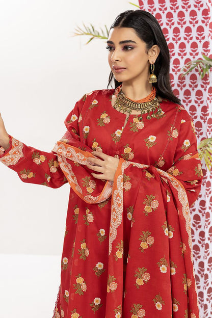 KHAADI | UNSTITCHED 3 PIECE PRINTED LAWN SUIT