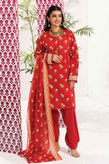 KHAADI | UNSTITCHED 3 PIECE PRINTED LAWN SUIT
