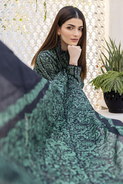 KHAADI | UNSTITCHED 3 PIECE PRINTED LAWN SUIT