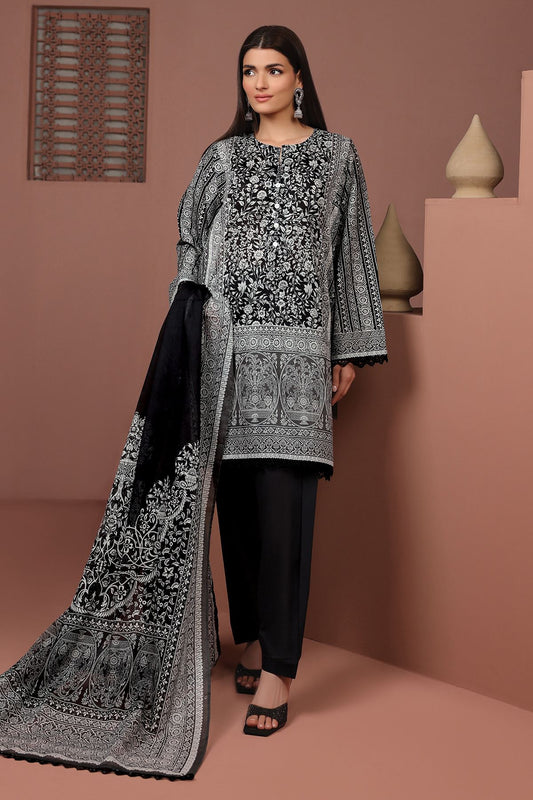 KHAADI | UNSTITCHED 3 PIECE PRINTED LAWN SUIT