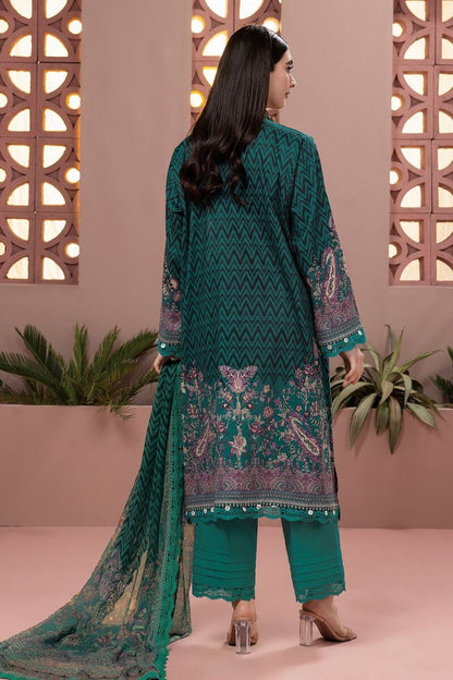 KHAADI | UNSTITCHED 3 PIECE EMBROIDERED DOBBY SUIT