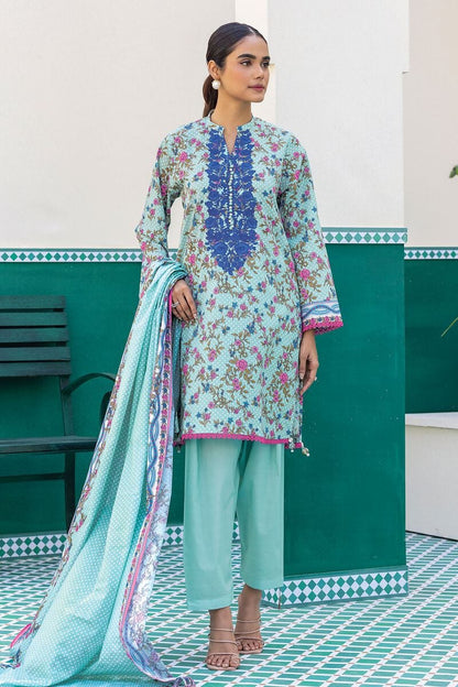 KHAADI | UNSTITCHED 3 PIECE EMBROIDERED LAWN SUIT