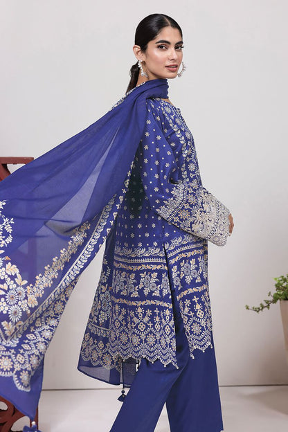 KHAADI | UNSTITCHED 3 PIECE EMBROIDERED LAWN SUIT