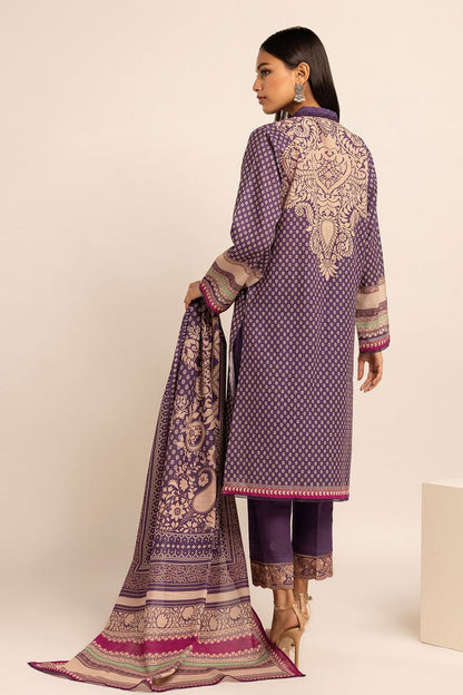 KHAADI | UNSTITCHED 3 PIECE EMBROIDERED LIGHT KHADDAR SUIT