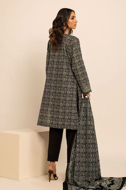 KHAADI | UNSTITCHED 3 PIECE EMBROIDERED LIGHT KHADDAR SUIT