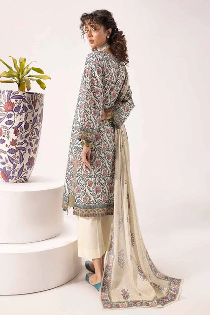 GUL AHMED | 3PC UNSTITCHED PRINTED LAWN SUIT