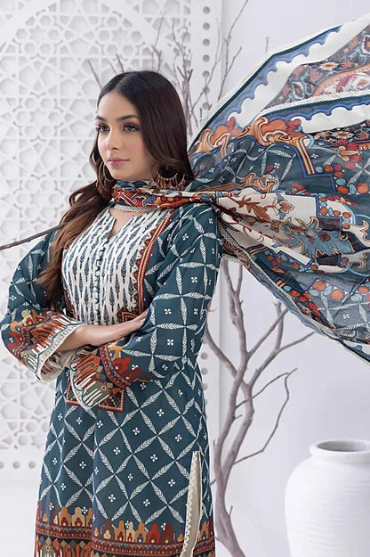 Gul Ahmed | 3PC Unstitched Printed Lawn Suit