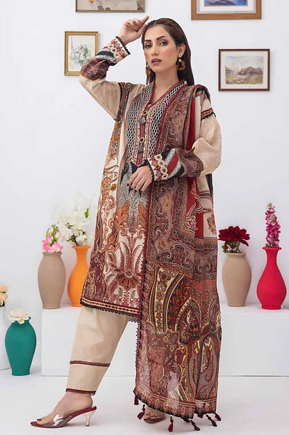 Gul Ahmed | 3PC Unstitched Printed Lawn Suit