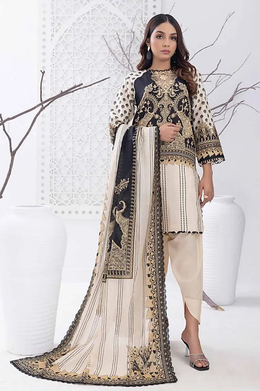 Gul Ahmed | 3PC Unstitched Printed Lawn Suit