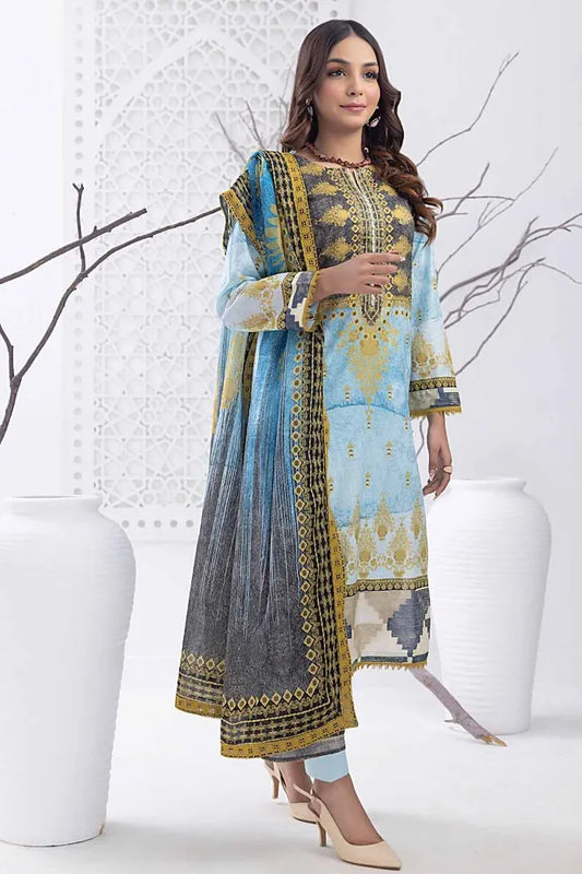 Gul Ahmed | 3PC Unstitched Printed Lawn Suit