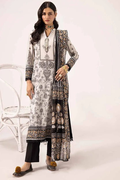 GUL AHMED | 3PC UNSTITCHED PRINTED LAWN SUIT