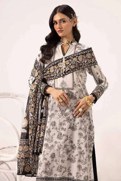 GUL AHMED | 3PC UNSTITCHED PRINTED LAWN SUIT