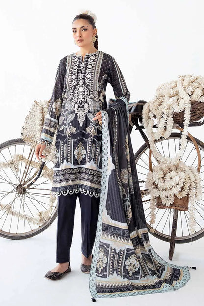 GUL AHMED | 3PC UNSTITCHED EMBROIDERED LAWN SUIT