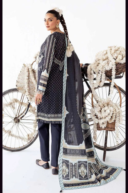 GUL AHMED | 3PC UNSTITCHED EMBROIDERED LAWN SUIT