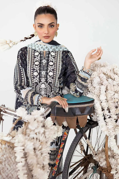 GUL AHMED | 3PC UNSTITCHED EMBROIDERED LAWN SUIT