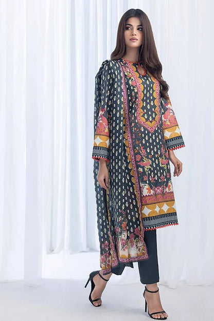 Gul Ahmed | 3PC Unstitched Printed Lawn Suit
