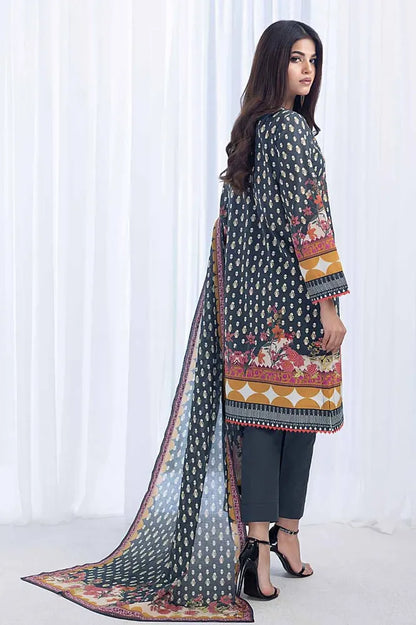 Gul Ahmed | 3PC Unstitched Printed Lawn Suit