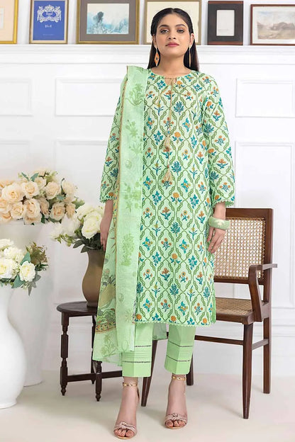 GUL AHMED | 3PC UNSTITCHED PRINTED LAWN SUIT