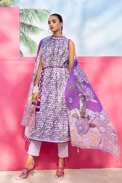 GUL AHMED | 3PC UNSTITCHED PRINTED LAWN SUIT