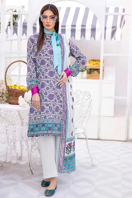 Gul Ahmed | 3PC Unstitched Printed Lawn Suit