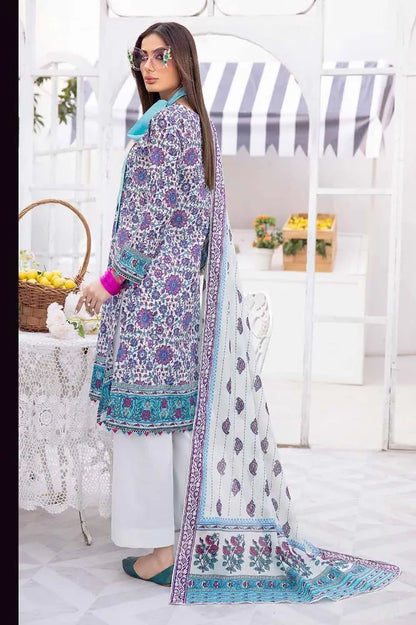 Gul Ahmed | 3PC Unstitched Printed Lawn Suit