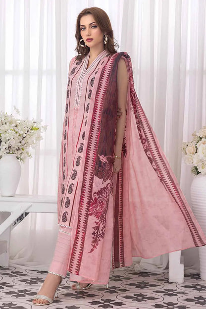 GUL AHMED | 3PC UNSTITCHED PRINTED LAWN SUIT